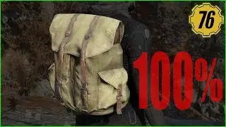 FALLOUT 76 Small Backpack Plan Location 100%