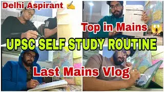 UPSC ASPIRANT Study Routine 2026🎯 A day in the life of an Aspirant ✍️