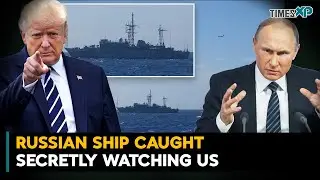 Russian Ship Caught Secretly Watching The U.S.| U.S.-Venezuela War