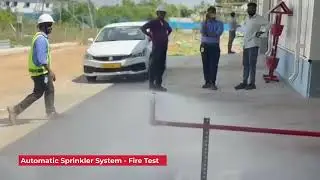 BTS: Fire System Checks | Automatic Sprinkler & Water Monitor Range Test | Sharks India