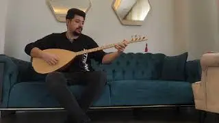 Ahmet Kaya Nereden bileceksiniz Solfej tadında sade &ccedil;alım  Uzun sap bağlama .... 