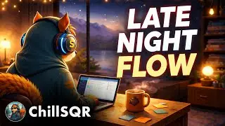 ChillSQR 🐿️🌙 Cozy Late Night Beats for Focus, Work & Calm Thoughts