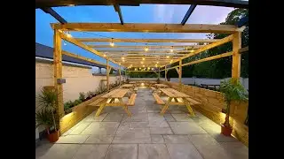 BEER GARDEN PERGOLA BUILD