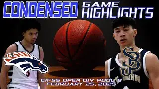 CIFSS Open Division Pool B Round 5 - Roosevelt vs St John Bosco - Condensed Game 4K