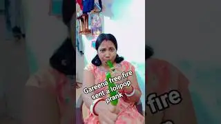 Gareena free fire sent a lolipop prank 😮😊 to my house for brother 🥰 #funny # freefire short story