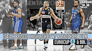 Isaiah Briscoe Full Highlights w/ Ratiopharm Ulm | 2019 German BBL + EuroCup