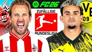 Bundesliga 2025/26 ABER ALLE KADER SIND ZUFÄLLIG!! 🔄🤯