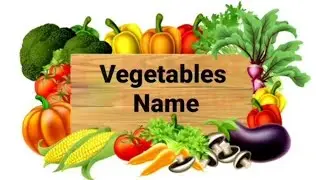 Vegetable Names 🍅🥕🥦 | Learn Vegetables with Pictures | Fun Vegetable Names for Children