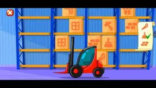Track loading by machine kids cartoon
