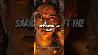 Why goddess Saraswati left the earth? #god #story #shorts
