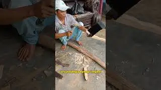 ini cara pasang gagang cangkul