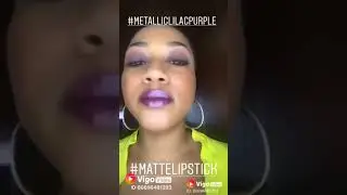 Frost Cosmetics Metallic lilac purple liquid lipstick
