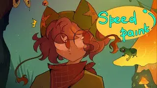 SPEEDPAINT - Forest traveler oc