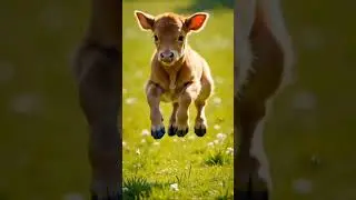 Happy Cow Dance | Funny Calf Moments #shorts