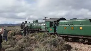 W934 and Consist passing through Saltia in the Flinders Ranges
