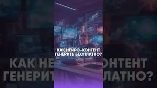 Как сделать нейроконтент бесплатно за 5 минут