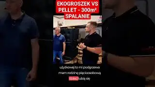DOM 300M&sup2; SPALANIE EKOGROSZKU KONTRA PELET, ILE PALIWA SPALA KOCIOŁ? #ekogroszek #pellet #por&oacute;wnanie