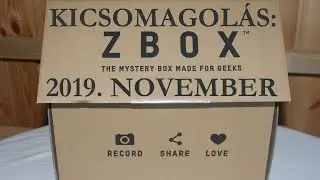 Kicsomagol&aacute;s: ZBOX 2019. november | Zavvi