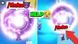 TROLLING Roblox Anime Tower With UNLIMITED Server Nukes ☢️