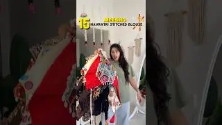 15 Meesho Navratri Stitched Blouses Haul #shorts #meesho #blouses #trendyblouses #trending #meesho