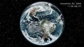 Earth View from Space &bull; December 23, 2025 &bull; Orbital Signal