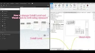 how to change Revit views Detail level and visual style using dynamo #dynamo #revit #bimall #BIMALL