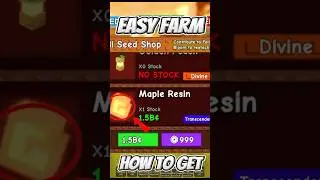 HOW LONG DOES IT TAKE TO GET MAPLE RESIN?🍁#roblox #gaming  #growagarden #gag #viral #trending