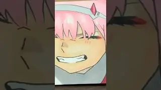 Drawing Zero Two (Darling In The FranXX) #shorts