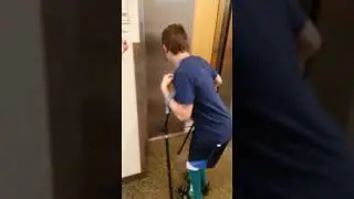 Schindler HT VR  hydraulic elevator at Kent Free Library Kent Ohio