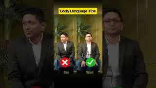 Stop Doing This in Meetings or Interviews ❌ | Body Language Tips to Look Confident ✅ #bodylanguage