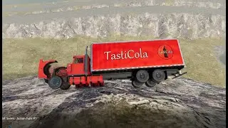 Cliff Series #2 &ndash; Insane Cliff Fall | BeamNG.drive