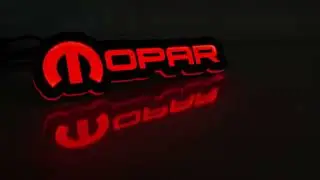 Led grill badge Mopar