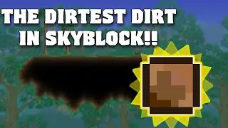 Как найти самую грязную землю в Terraria Skyblock!!