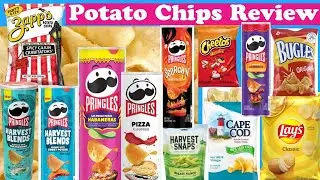 Potato Chips Review #Pringles, Zapps, Lay's, Bugles, TGI Fridays, Cape Cod, Harvest Snaps,Cheetos
