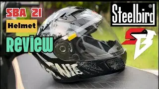 New Steelbird SBA 21 helmet and AXOR Xbhp helmet review 👍