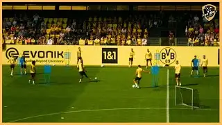 Borussia Dortmund - High Tempo Passing Drills With Two Balls