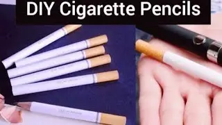 How to make Ciggarite Pencils | DIY Paper Crafts for School | Art & Craft ✏