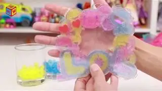 fun box toys first season [ Water dancing beads jelly wall decoration handmade ]