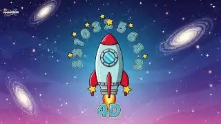 Numbers In Space   &ndash; Fun Kids Song  Tooniverse