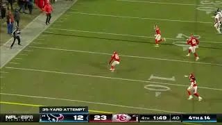 JUSTIN REID BLOCKS FIELD GOAL TO ADVANCE TO AFC CHAMPIONSHIP! | Chiefs vs Texans Divisional Round