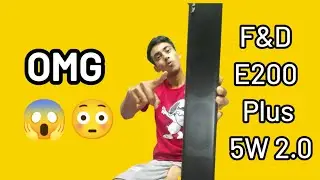 F&D E200 Plus 5W 2.0 Bluetooth Soundbar Speaker
