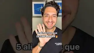 5 alimentos que te DESINFLAMAN &mdash; Dr. Rodrigo Arteaga