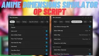 Roblox Anime Dimensions Simulator Script [ PASTEBIN ] Auto Farm Auto Play Auto Raid & More ]