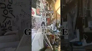 Different kinds of GRUNGE rooms🖤✨ #shorts #like #viral #tomboy #grunge #outfit  #tiktok #anime #fyp