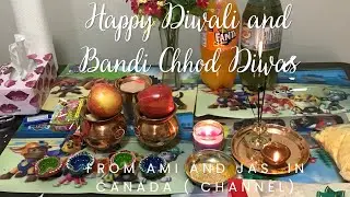 Happy Diwali to all of you from Ami and Jas in Canada (Channel)/ Diwali Celebration in Canada.
