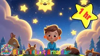 Blinka Lilla Stj&auml;rna d&auml;r | Vaggvisor f&ouml;r barn | Barns&aring;nger | Kiddy Beats🎶Svenska Barnramsor