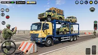 Army Car Transport Simulator 3D Game - Real Cop Cars Driving Simulator 2026 - Android GamePlay 