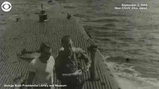 Footage Of George H.W. Bush Being Rescued At Sea