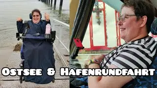 Vanessa in Hamburg⚓♿ Teil2 Hafenrundfahrt & Ostseetrip #rollstuhlerlebnisreisen #hamburgistfüralleda