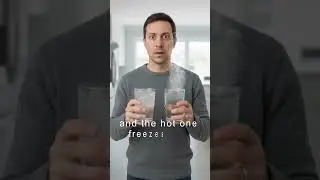 Why Hot Water Freezes Faster then cold | Mpemba Effect Explained #shorts #science #facts